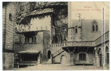 1 vue Le Lot. 6. Rocamadour : le parvis n°1. - Toulouse : phototypie Labouche frères, [entre 1905 et 1925]. - Carte postale