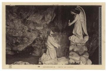 1 vue Le Lot. 34. Rocamadour : grotte de l'agonie / [photographie Amédée Trantoul (1837-1910)]. - Toulouse : phototypie Labouche frères, [entre 1930 et 1937, réédition]. - Carte postale