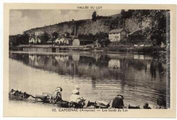 1 vue Vallée du Lot. 132. Capdenac (Aveyron) : les bords du Lot. - Toulouse : édition Pyrénées-Océan, Labouche frères, [entre 1937 et 1950]. - Carte postale