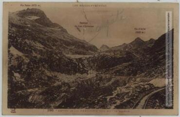 2 vues Les Basses-Pyrénées. 286. Arrivée au lac d'Artouste (1964 m.) : le barrage. - Toulouse : phototypie Labouche frères, [entre 1905 et 1937]. - Carte postale