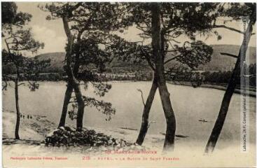 2 vues La Montagne Noire. 219. Revel : le bassin de Saint-Ferréol. - Toulouse : phototypie Labouche frères, marque LF au verso, [entre 1918 et 1937]. - Carte postale