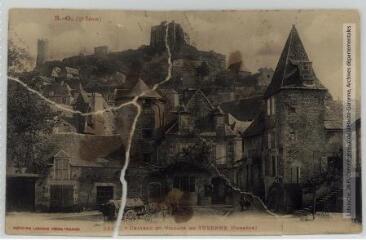1 vue - S.-O. (5e série). 321. Château et village de Turenne (Corrèze) / [photographie Amédée Trantoul (1837-1910)]. - Toulouse : phototypie Labouche frères, [entre 1905 et 1925]. - Carte postale. (ouvre la visionneuse)