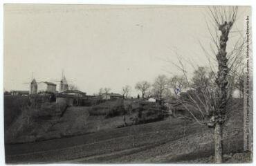 2 vues Haute-Garonne. 1612. Gibel près Calmont : les moulins / photographie Henri Jansou (1874-1966). - Toulouse : maison Labouche frères, [entre 1900 et 1940]. - Photographie