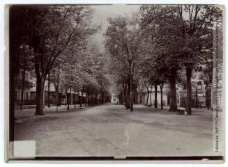 2 vues Luchon 17 [Bagnères-de-Luchon] : [une allée sous les arbres]. - Toulouse : maison Labouche frères, [entre 1900 et 1940]. - Photographie