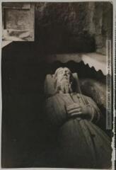 4 vues Rocamadour (Lot) : statue de saint Amadour. - Toulouse : phototypie Labouche frères ; [Rocamadour] : Magasin du Pèlerinage, [entre 1905 et 1925], tampon de la poste de 1933. - Carte postale