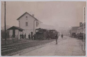 2 vues Basses-Pyrénées. 465. Aramits : la gare : croisement des trains. - Toulouse : maison Labouche frères, [entre 1900 et 1940]. - Photographie