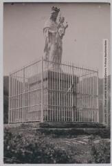 4 vues Les Basses-Pyrénées. 1116. Laruns : la Vierge du Hourat, route des Eaux-Chaudes. - Toulouse : phototypie Labouche frères, [entre 1905 et 1937]. - Carte postale