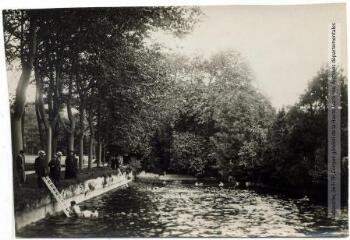 2 vues La Montagne Noire. 80. Ecole de Sorèze : bassin de natation. - Toulouse : maison Labouche frères, [entre 1900 et 1940]. - Photographie