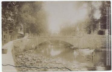 4 vues La Haute-Garonne. 281. Encausse-les-Bains : le pont sur le Job. - Toulouse : phototypie Labouche frères, [1936]. - Carte postale