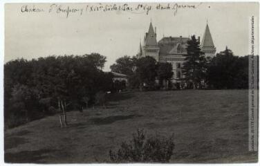 3 vues Château d'Empaux (XVIe siècle), par Saint-Lys (Hte-Garonne). - Toulouse : phototypie Labouche frères, marque LF au verso, [1911]. - Carte postale