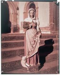 1 vue [Pibrac : statue de Sainte-Germaine]. - Toulouse : maison Labouche frères, [après 1950]. - Photographie