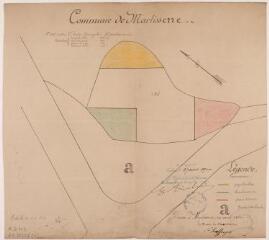 1 vue Commune de Martisserre, [plan du cimetière]. 14 avril 1900. Ech. 1/250.