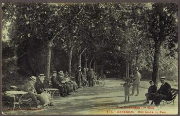 1 vue Les Pyrénées (1ère série). 571. Barbazan : Une allée du parc. - Toulouse : Labouche frères, marque LF au verso, [entre 1905 et 1930]. - Carte postale
