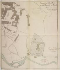 1 vue Maison des pupilles de la nation à Aspet, plan des lieux. Cistac, architecte. 20 octobre 1926. Ech. 1/1250.