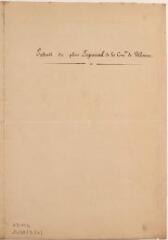 2 vues Extrait du plan seigneurial de la commune de Villemur. [1886]. Ech. n.d.