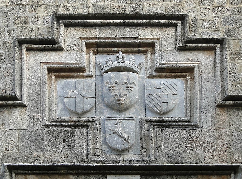 Blasons sur l'Auberge de la langue de Provence